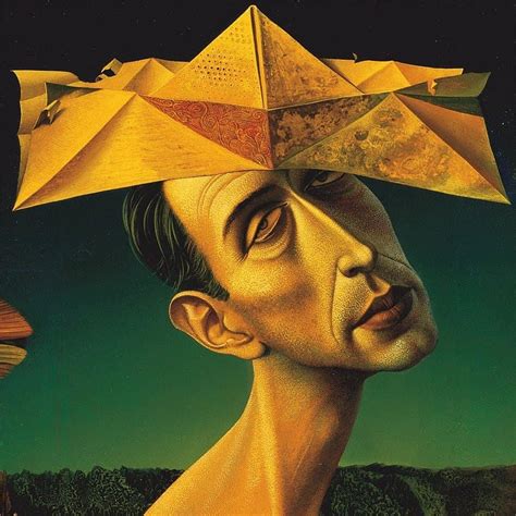  El Hombre con el Sombrero Amarillo : Surrealismo Abstracto en la Obra de Vladamir Shilov