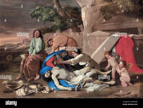 “The Lamentation” de Nicolas Poussin: Un drama teatral en la quietud del lienzo!