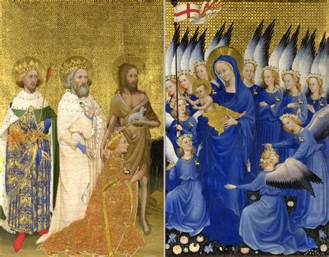 “The Wilton Diptych”, una obra maestra de simbolismo religioso e introspección profunda!